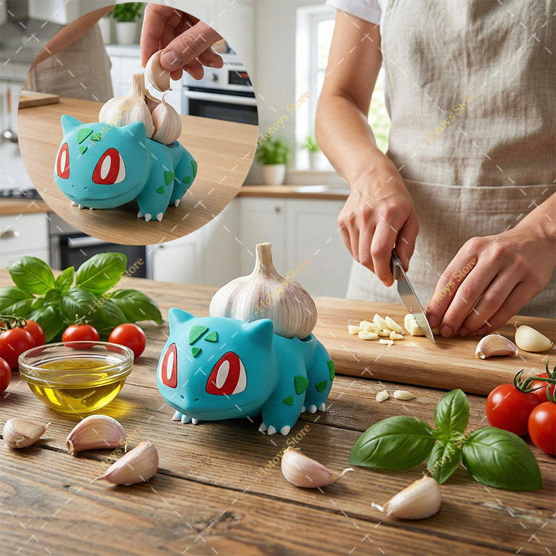 Funny Kitchen Gadgets Gifts - Modellino Pokémon Bulbasaur Stampato in 3D,
