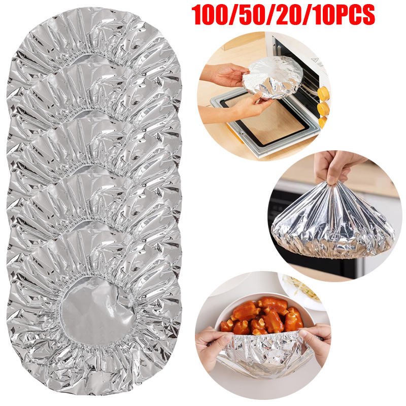 Kitchen Gadgets Under 100 - 100/10 Pz Riutilizzabile Foglio di Alluminio
