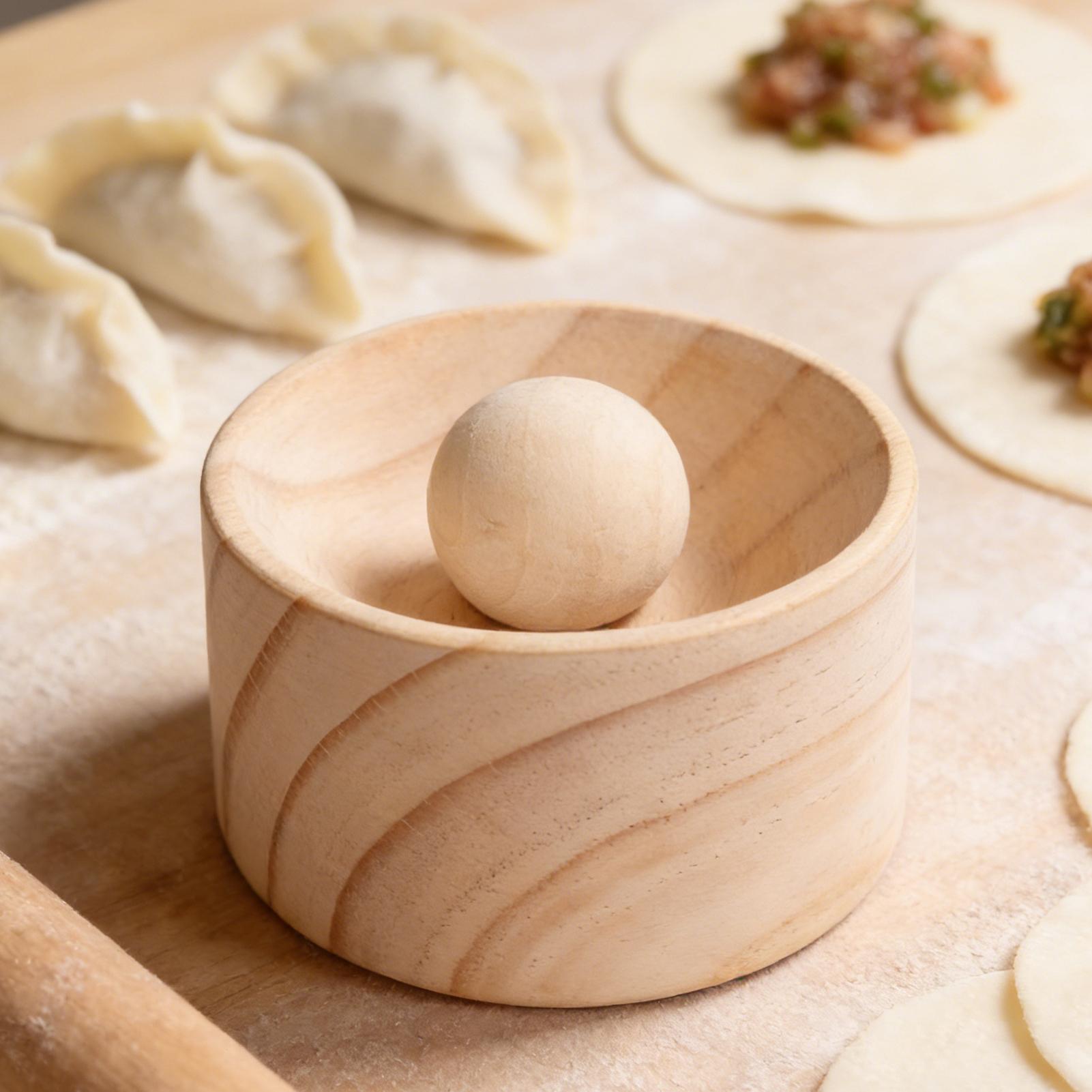 Kitchen Gadgets Dumpling Maker - Stampo per Ravioli Antiaderente in Legno,