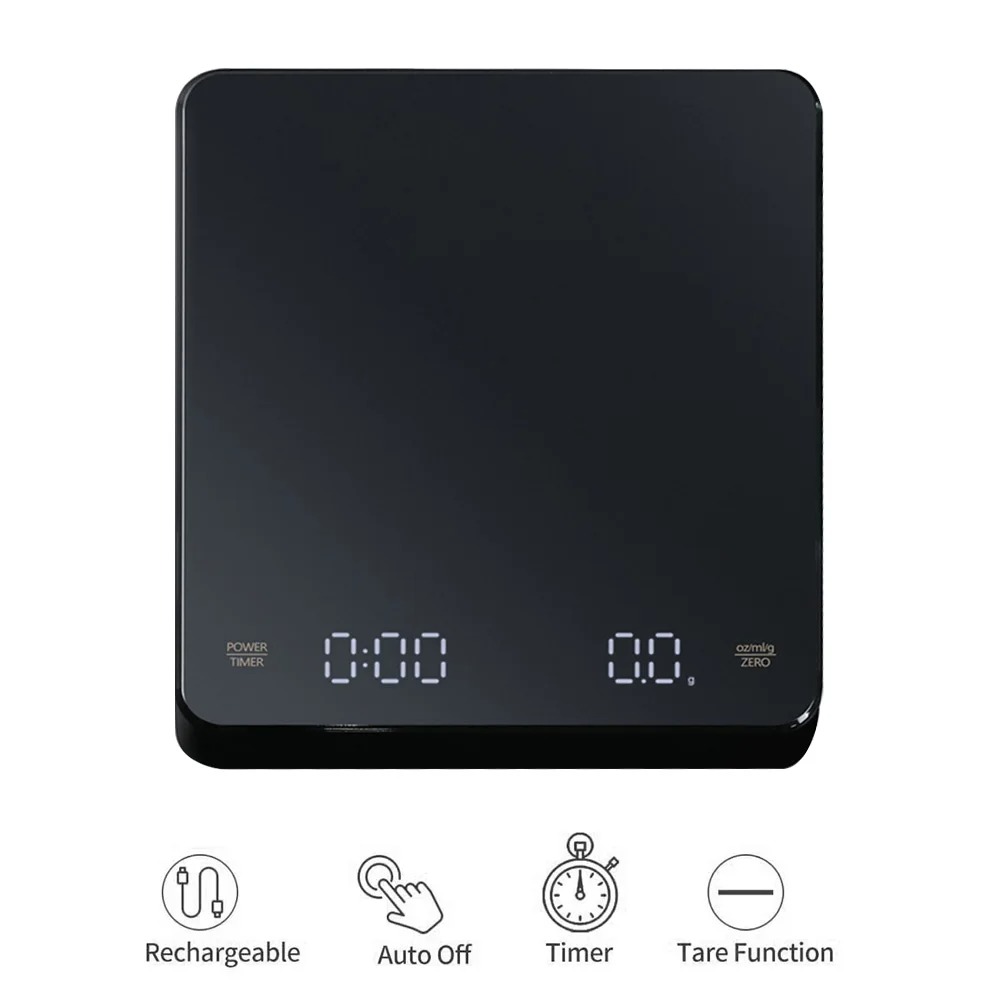 Kitchen Timer Digital - Bilancia Digitale per Caffè con Timer,