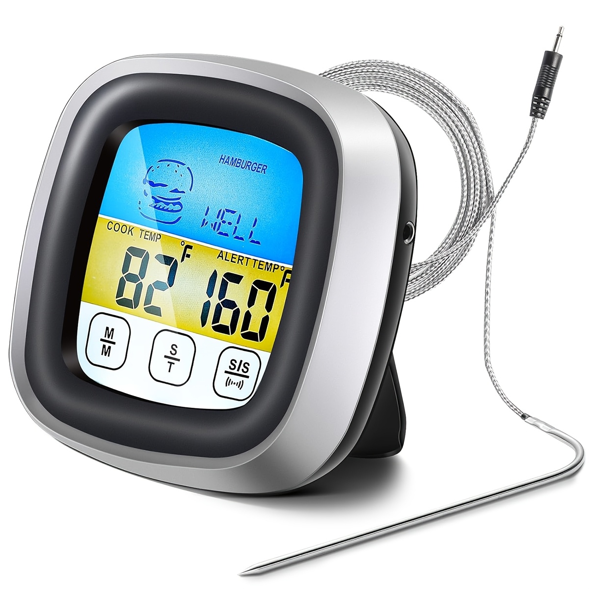 Kitchen Timer Digital - Termometro Digitale per Carne con Timer