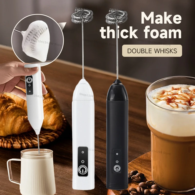 Milk Frother - Montalatte wireless Frullatore elettrico portatile Mini
