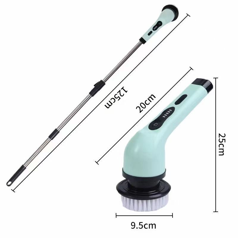 Kitchen Gadgets Electric - Spazzola Elettrica 9-in-1, Scrubber Rotante Elettrico,