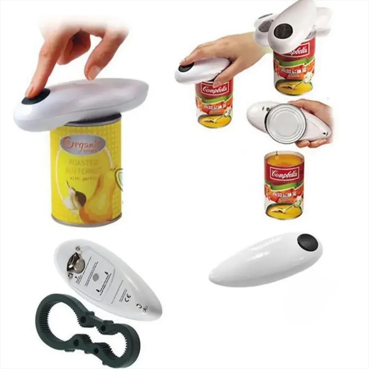 Kitchen Gadgets Electric - Apribarattoli Elettrico Automatico ad Alta Potenza,