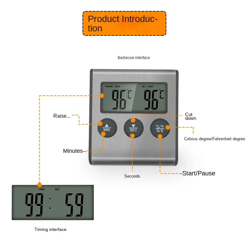 Tp700 Sonda termometro per for - Kitchen Timer Digital recensione e prezzo