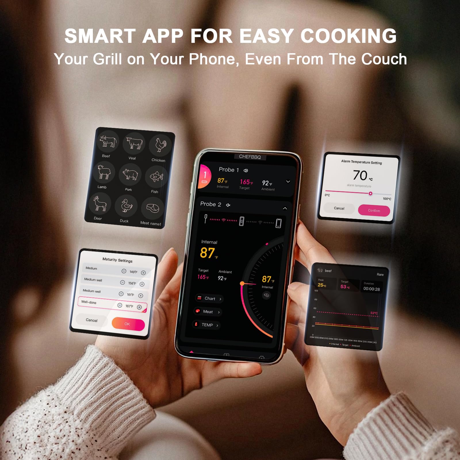 Termometro per carne wireless  - Kitchen Timer Digital recensione e prezzo