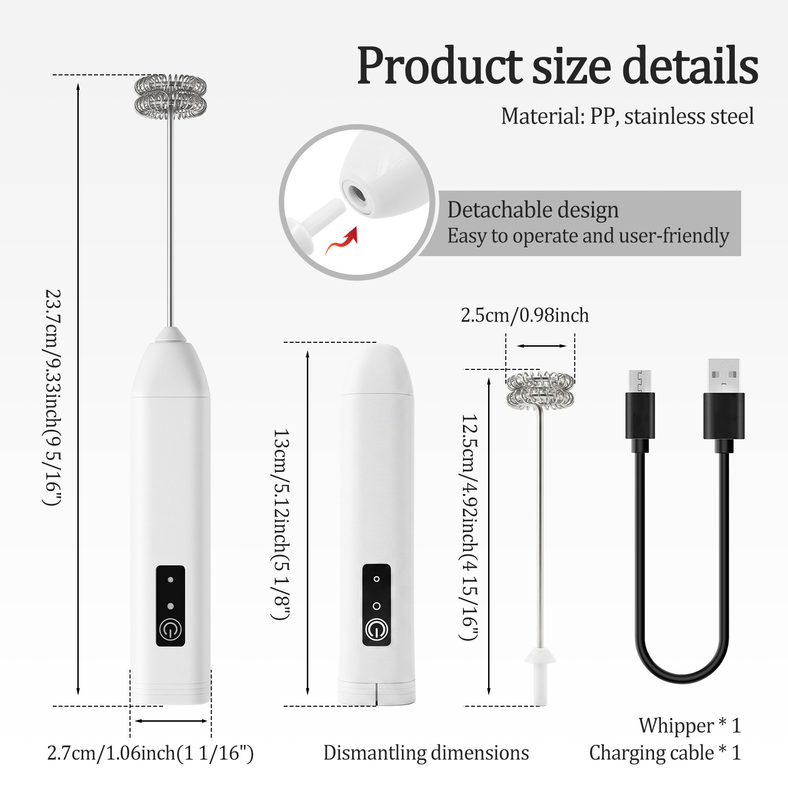 Montalatte Wireless Portatile, - Milk Frother recensione e prezzo