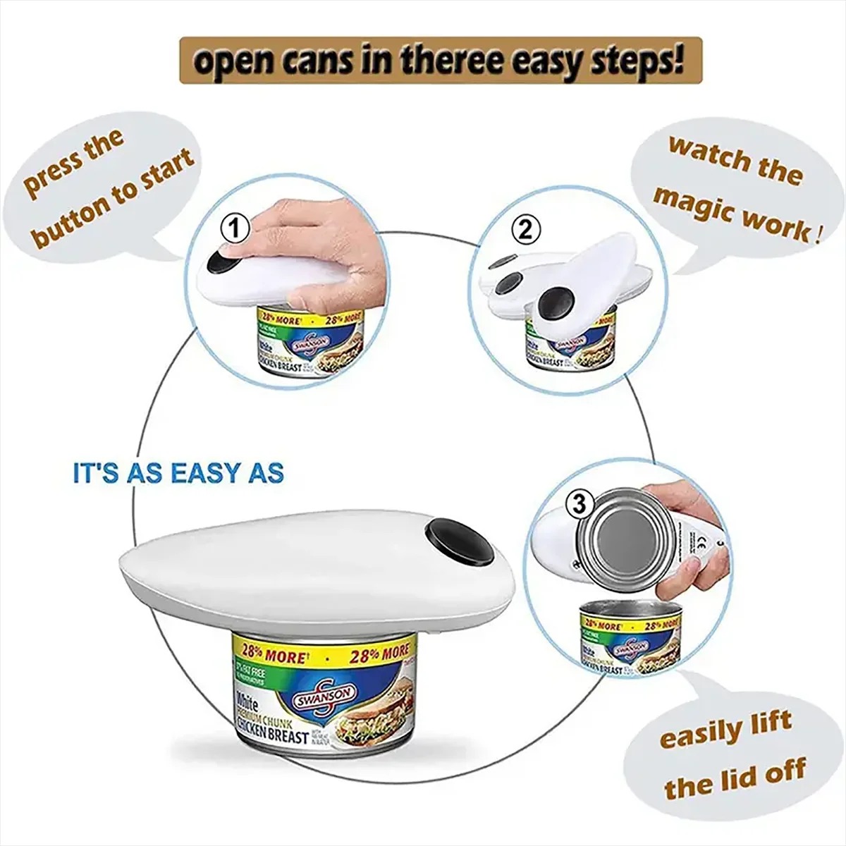 Apribarattoli Elettrico Automa - Kitchen Gadgets Electric recensione e prezzo