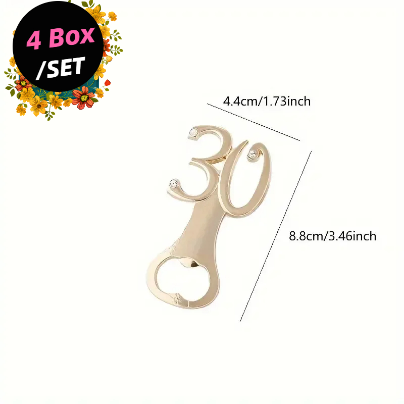 Set di 4 Apribottiglie Dorati  - Funny Kitchen Gadgets Gifts recensione e prezzo